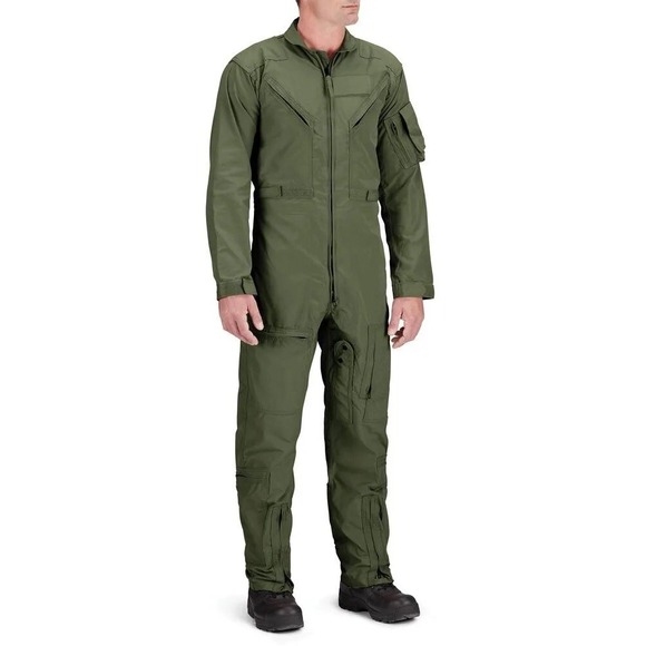 NEW Propper CWU 27/P Nomex Flight Suit 36 L Air Force Sage Green Coverall Flyers - Picture 1 of 14